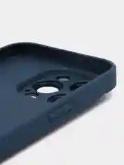 Синий чехол для iPhone (айфон) 13, 14, Pro с защитой камеры