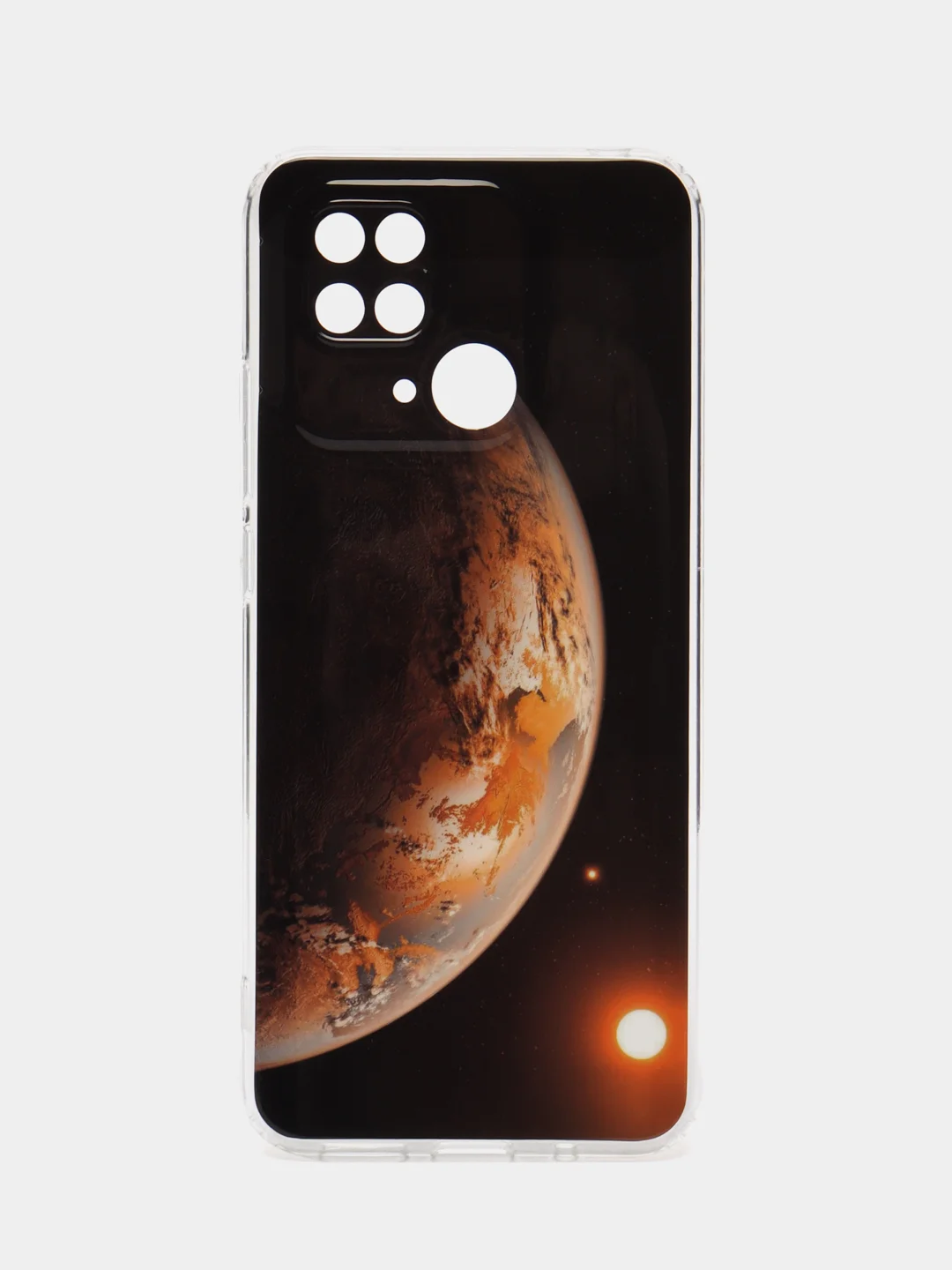 Коричневый чехол для Xiaomi Redmi 10C / Poco C40, Сяоми Редми 10С / Поко С40, силиконовый, с рисунком
