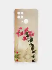Коралловый чехол для Xiaomi Redmi 10C / Poco C40, Сяоми Редми 10С / Поко С40, силиконовый, с рисунком