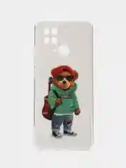 Молочный чехол для Xiaomi Redmi 10C / Poco C40, Сяоми Редми 10С / Поко С40, силиконовый, с рисунком