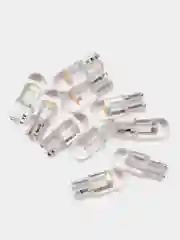Желтый светодиодные габаритные LED лампы W5W T10 лампа габаритов без цоколя