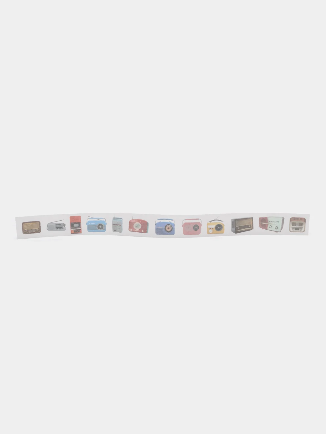 Коричневый стикеры, 2 листа, винтаж, машины, автобусы, радио, пластинки, 3,5 х 46 см