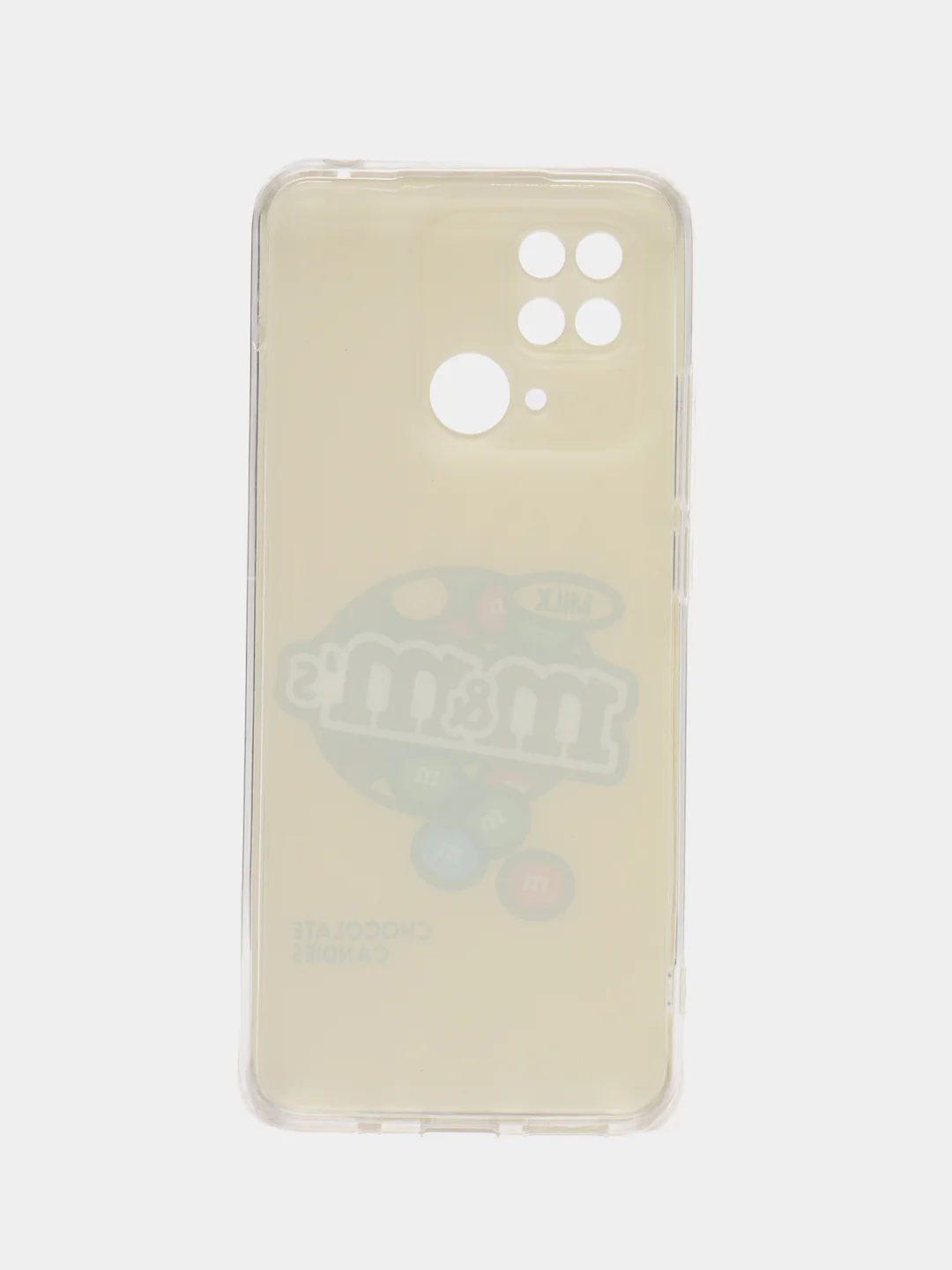 Светло-оранжевый чехол для Xiaomi Redmi 10C / Poco C40, Сяоми Редми 10С / Поко С40, силиконовый, с рисунком