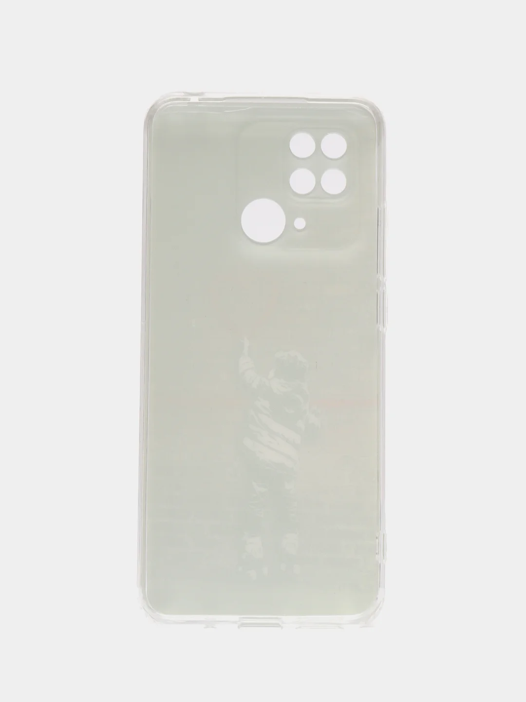 Светло-коричневый чехол для Xiaomi Redmi 10C / Poco C40, Сяоми Редми 10С / Поко С40, силиконовый, с рисунком