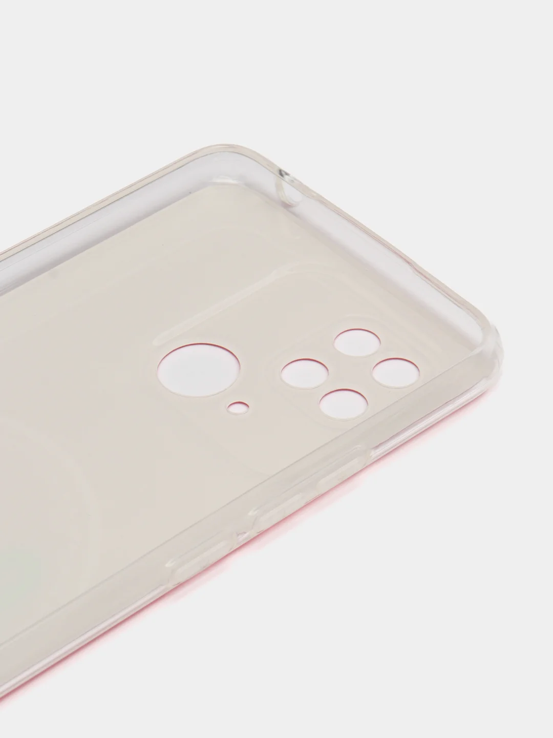 Розовый чехол для Xiaomi Redmi 10C / Poco C40, Сяоми Редми 10С / Поко С40, силиконовый, с рисунком