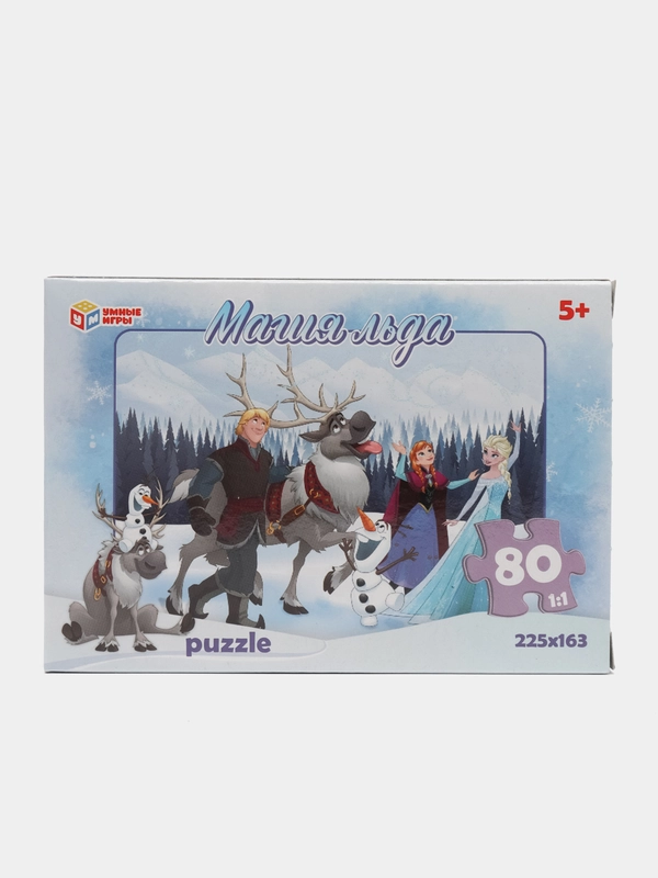 Магия льда. Пазлы классические в коробке. 80 деталей