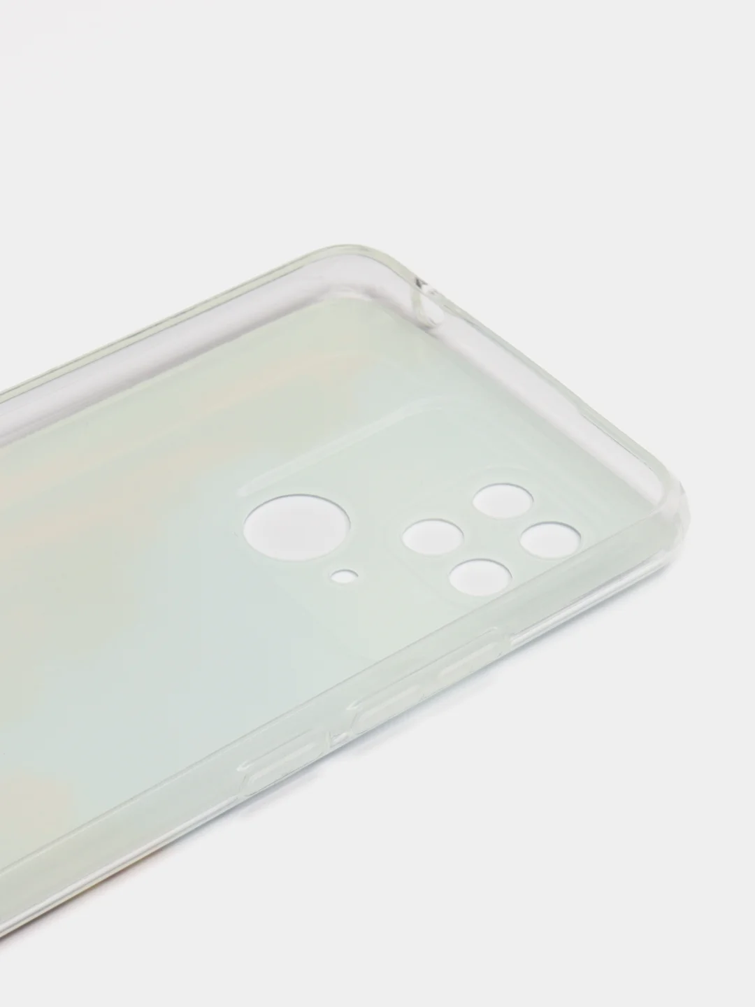 Небесно-голубой чехол для Xiaomi Redmi 10C / Poco C40, Сяоми Редми 10С / Поко С40, силиконовый, с рисунком