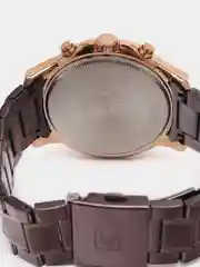 Коричневый мужские наручные часы  Curren 8348 с хронографом в подарочной упаковке
