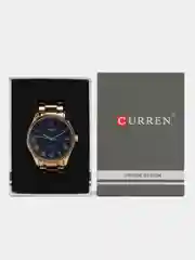 Синий мужские наручные часы Curren 8409 в подарочной упаковке
