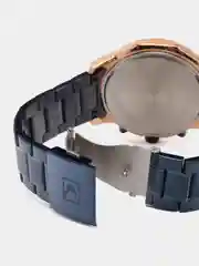 Синий мужские наручные часы  Curren 8348 с хронографом в подарочной упаковке