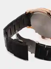 Черный мужские наручные часы  Curren 8348 с хронографом в подарочной упаковке