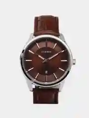 Коричневый мужские наручные часы Curren 8365 с календарем в подарочной упаковке