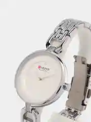 Серебряный женские наручные часы Curren 9052 в подарочной упаковке