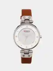 Коричневый женские наручные часы Curren 9056 в подарочной упаковке