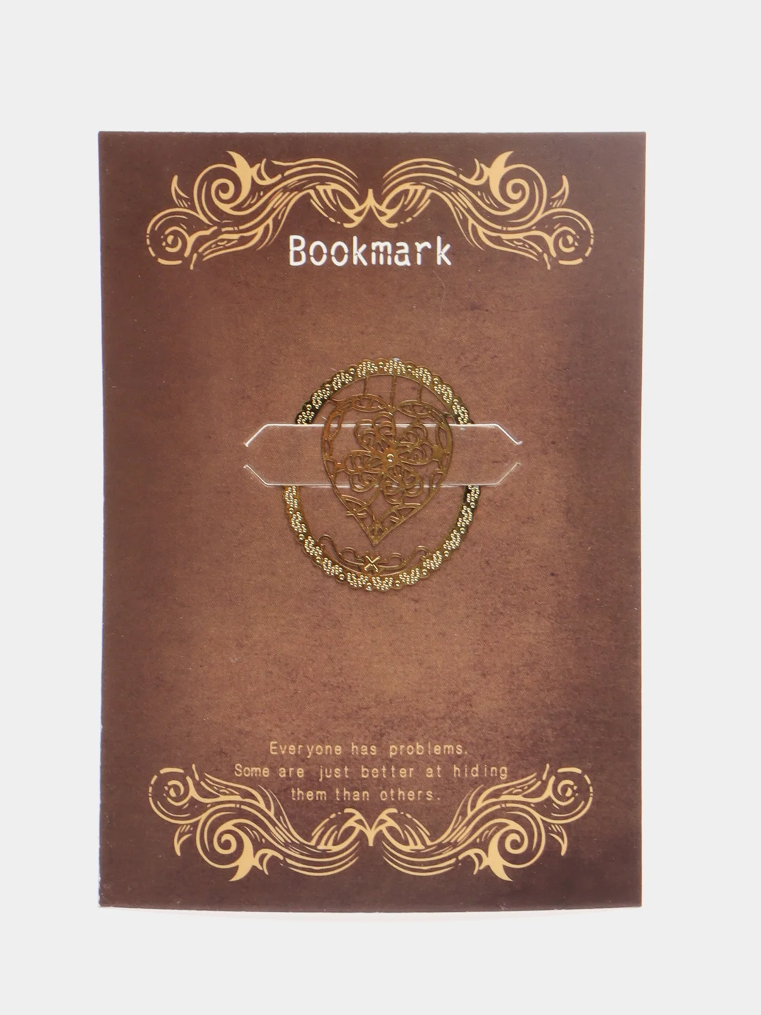 Золотой закладка для книг, металлическая, 2.5 х 3 см