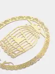 Золотой закладка для книг, металлическая, 2.5 х 3 см