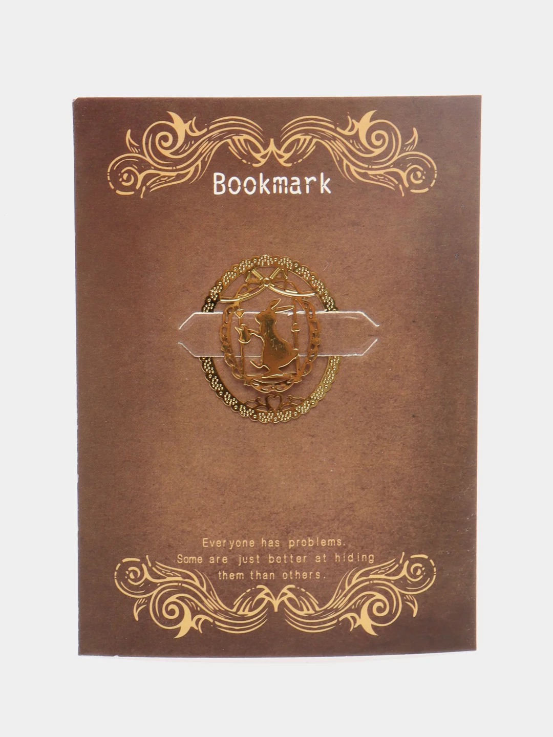 Золотой закладка для книг, металлическая, 2.5 х 3 см