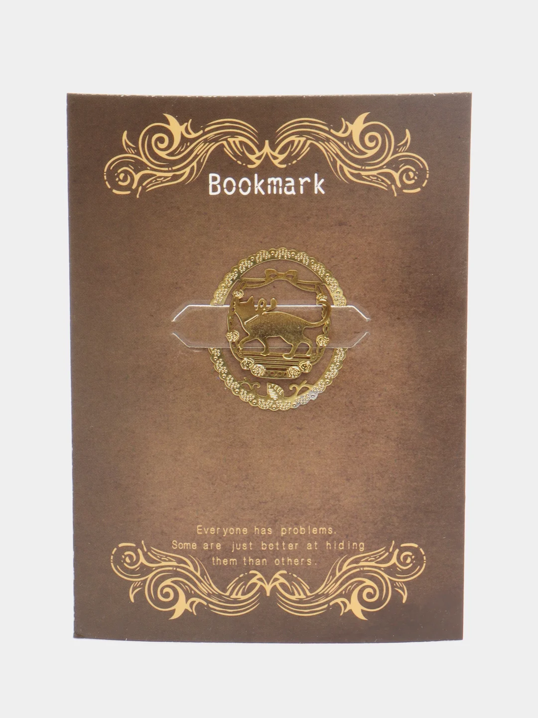 Золотой закладка для книг, металлическая, 2.5 х 3 см