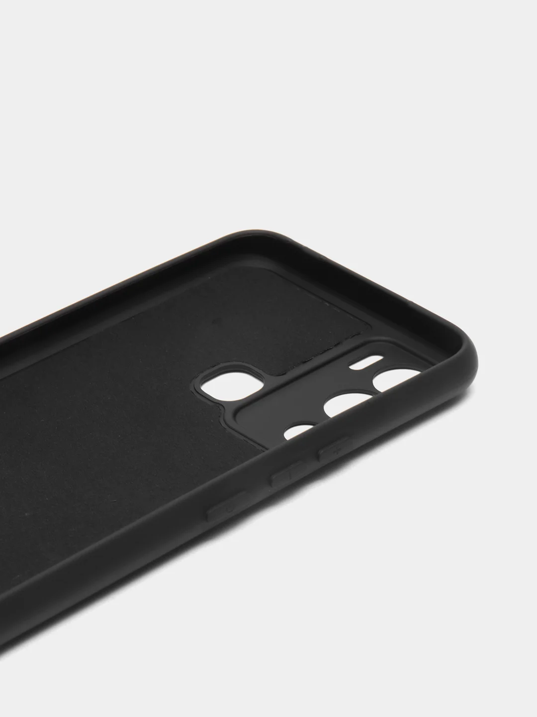 Черный чехол силиконовый Silicone Cover для Infinix Hot 12i (Инфиникс Хот 12Ай)