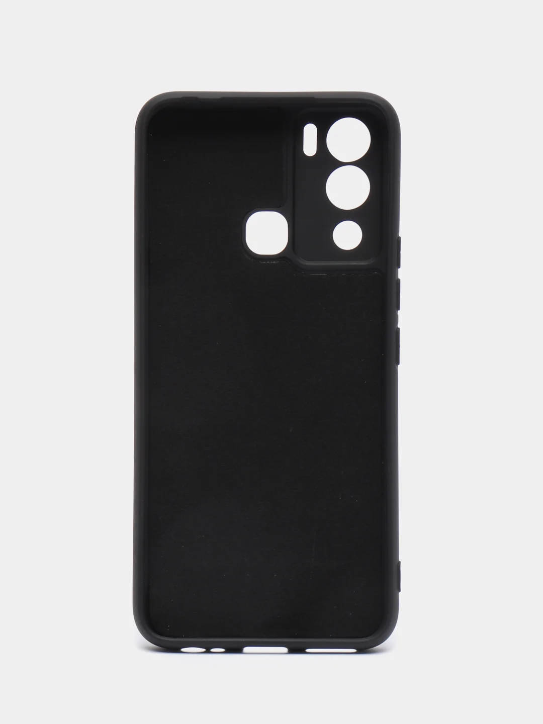 Черный чехол силиконовый Silicone Cover для Infinix Hot 12i (Инфиникс Хот 12Ай)