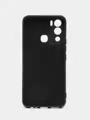 Черный чехол силиконовый Silicone Cover для Infinix Hot 12i (Инфиникс Хот 12Ай)