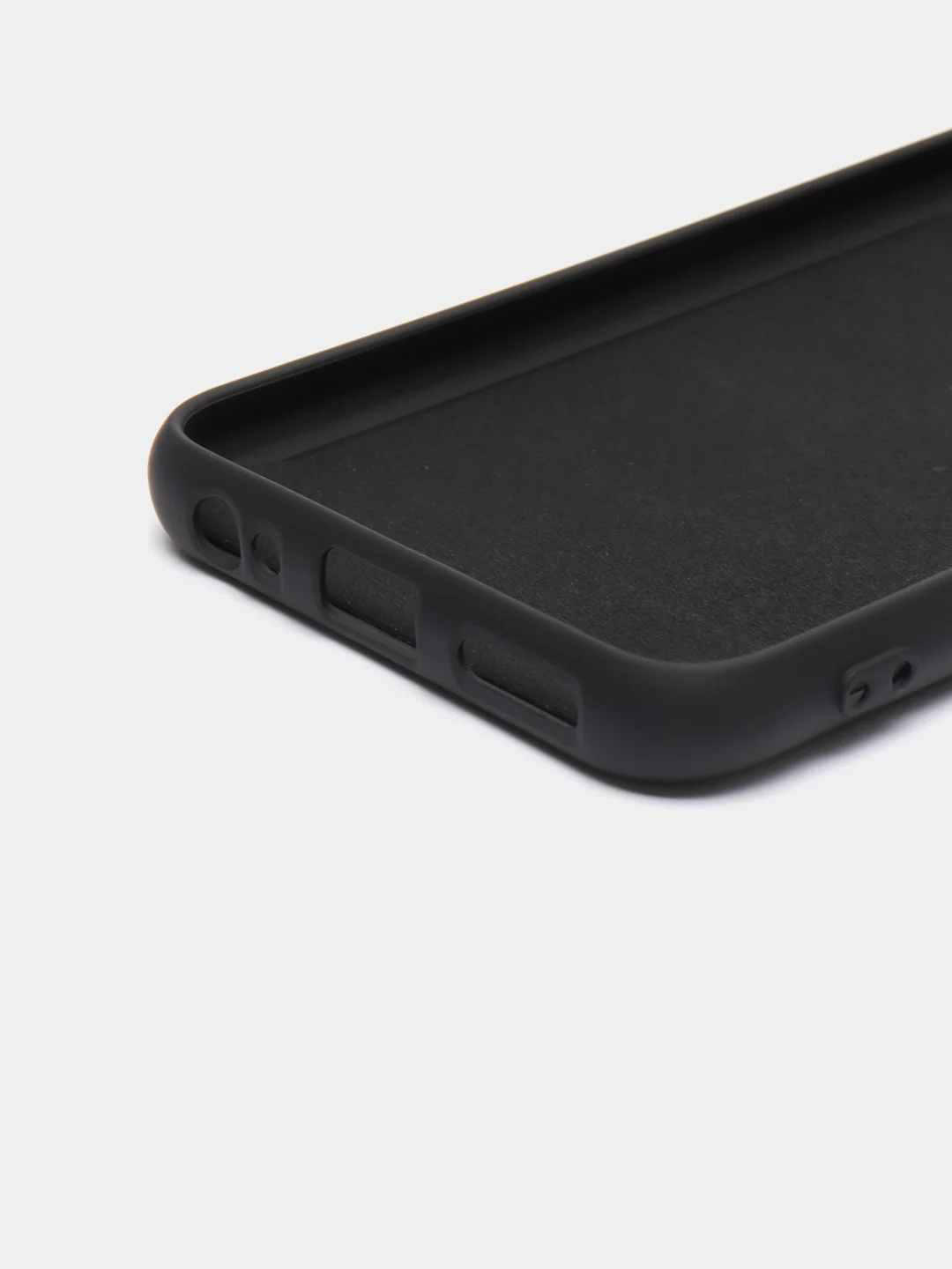 Черный чехол силиконовый Silicone Cover для Infinix Hot 12i (Инфиникс Хот 12Ай)