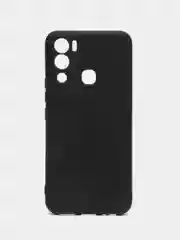Черный чехол силиконовый Silicone Cover для Infinix Hot 12i (Инфиникс Хот 12Ай)