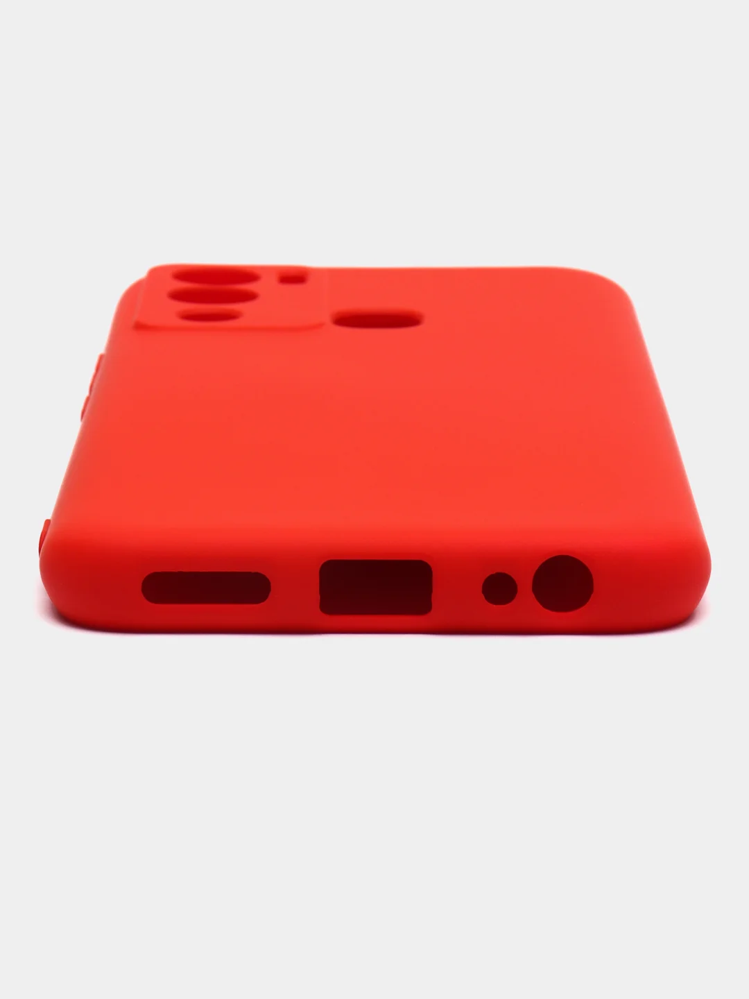 Красный чехол силиконовый Silicone Cover для Infinix Hot 12i (Инфиникс Хот 12Ай)