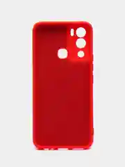 Красный чехол силиконовый Silicone Cover для Infinix Hot 12i (Инфиникс Хот 12Ай)