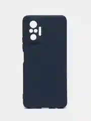 Темно-синий чехол силиконовый Silicone Cover для Xiaomi Redmi Note 10 Pro, Сяоми Редми Нот 10 Про