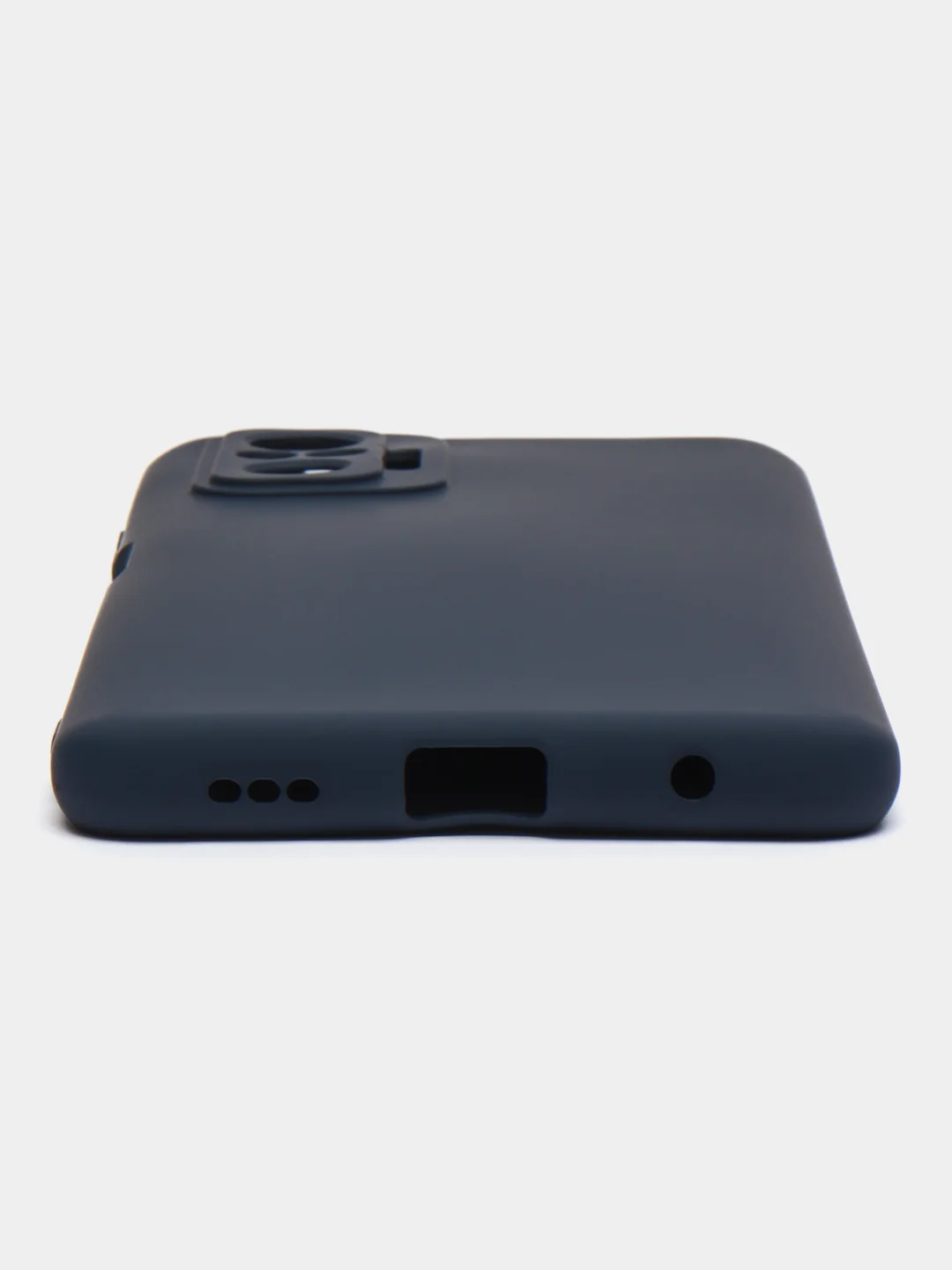 Темно-синий чехол силиконовый Silicone Cover для Xiaomi Redmi Note 10 Pro, Сяоми Редми Нот 10 Про