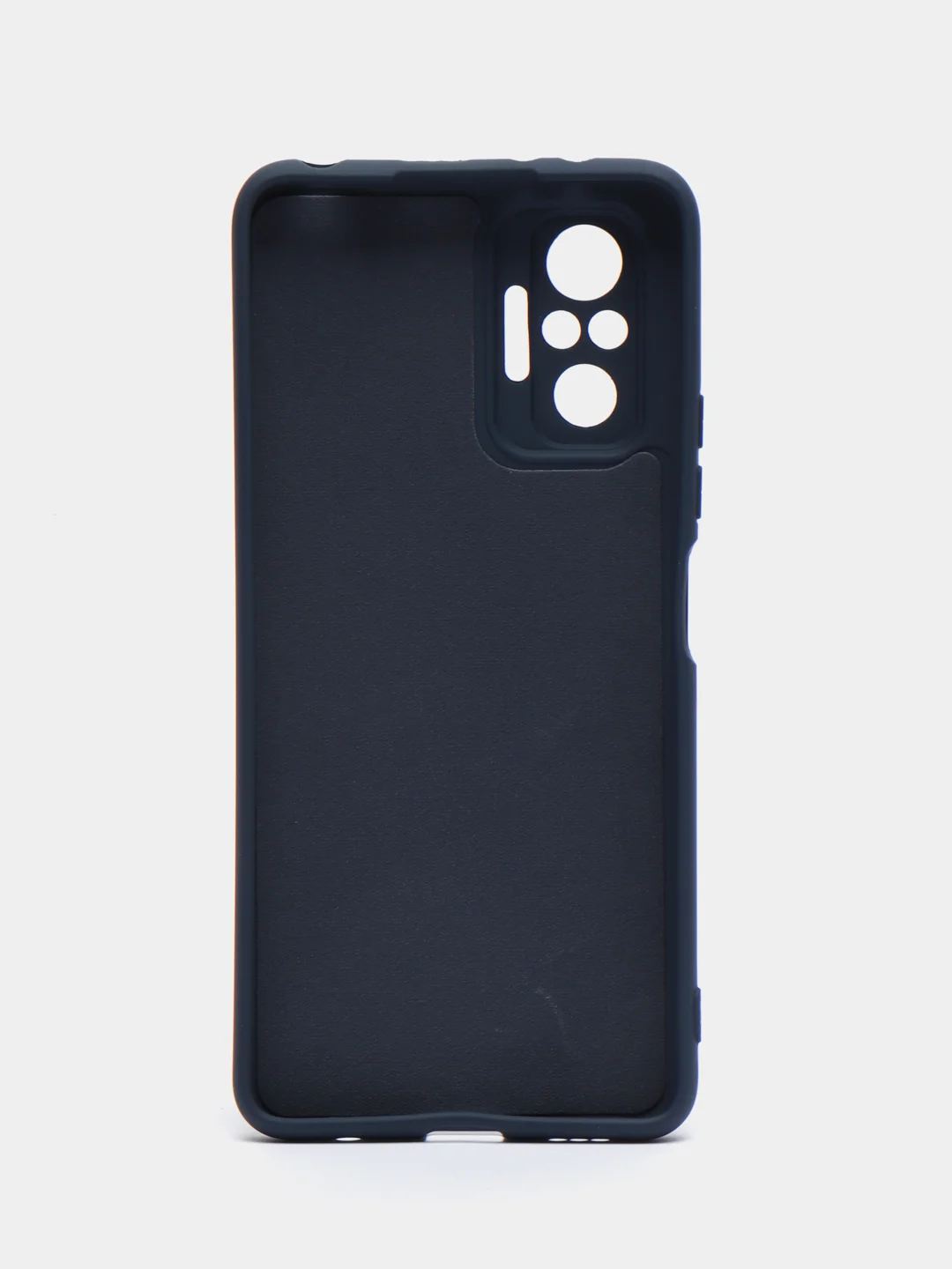 Темно-синий чехол силиконовый Silicone Cover для Xiaomi Redmi Note 10 Pro, Сяоми Редми Нот 10 Про