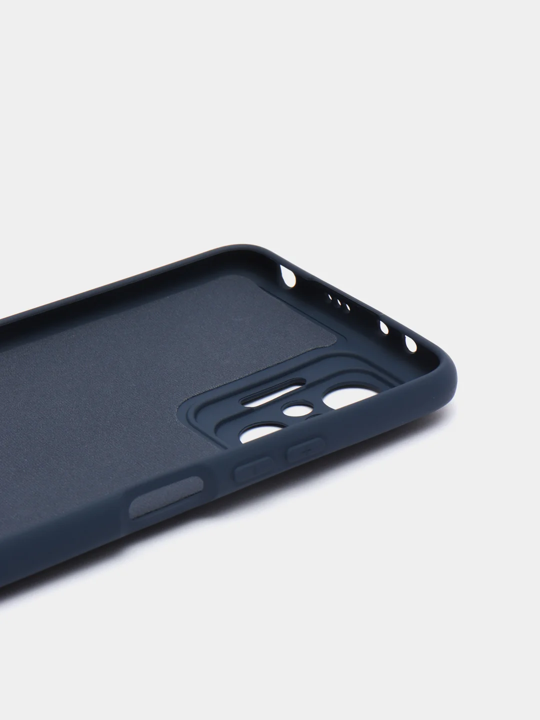 Темно-синий чехол силиконовый Silicone Cover для Xiaomi Redmi Note 10 Pro, Сяоми Редми Нот 10 Про