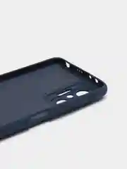 Темно-синий чехол силиконовый Silicone Cover для Xiaomi Redmi Note 10 Pro, Сяоми Редми Нот 10 Про