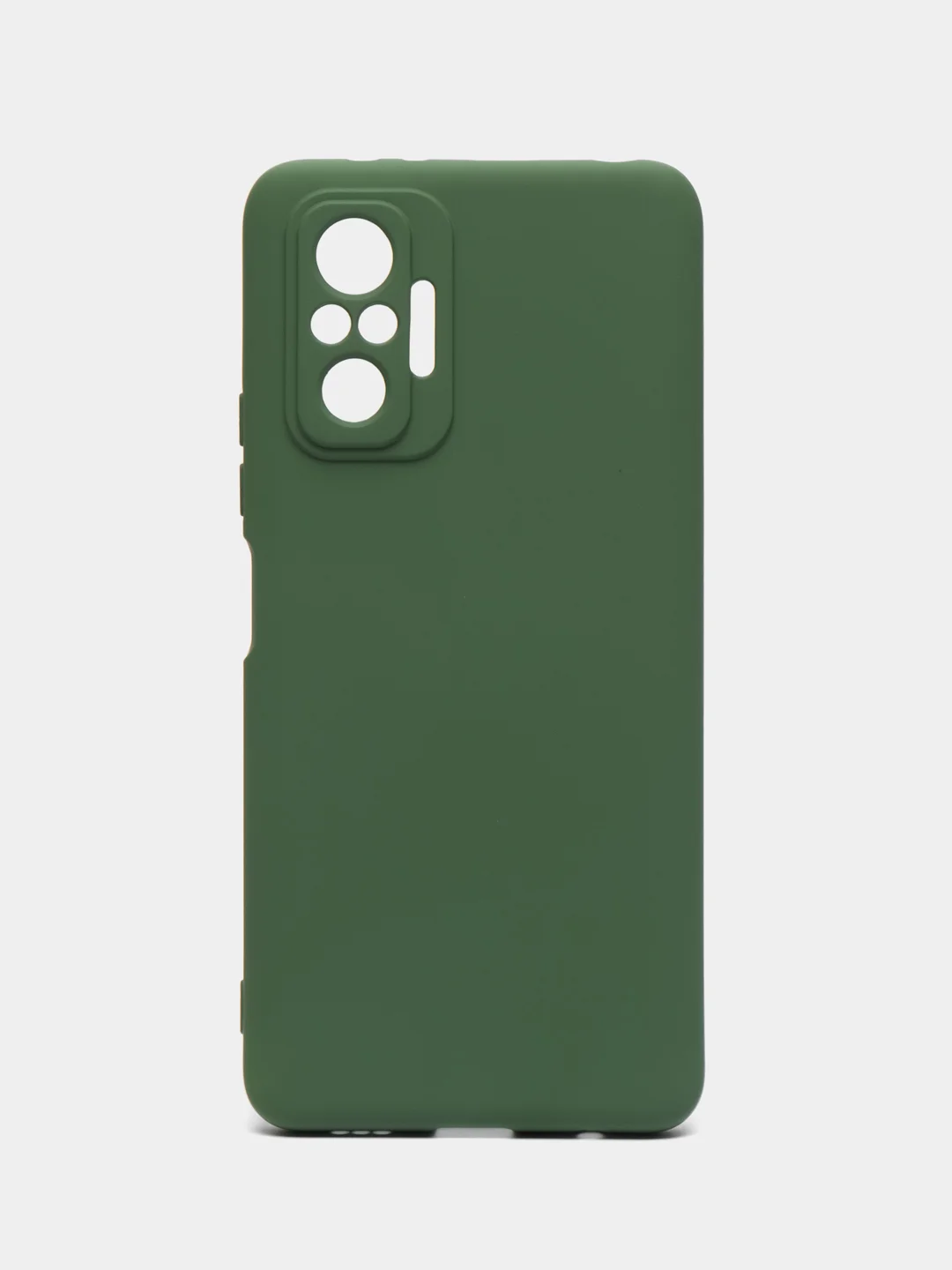 Лесной зеленый чехол силиконовый Silicone Cover для Xiaomi Redmi Note 10 Pro, Сяоми Редми Нот 10 Про
