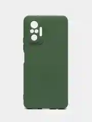 Лесной зеленый чехол силиконовый Silicone Cover для Xiaomi Redmi Note 10 Pro, Сяоми Редми Нот 10 Про