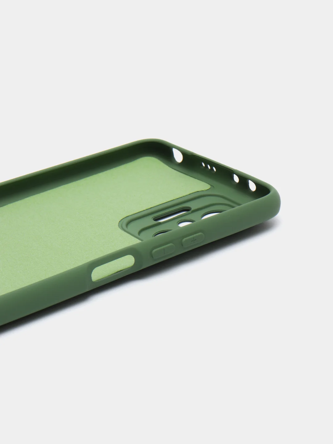 Лесной зеленый чехол силиконовый Silicone Cover для Xiaomi Redmi Note 10 Pro, Сяоми Редми Нот 10 Про