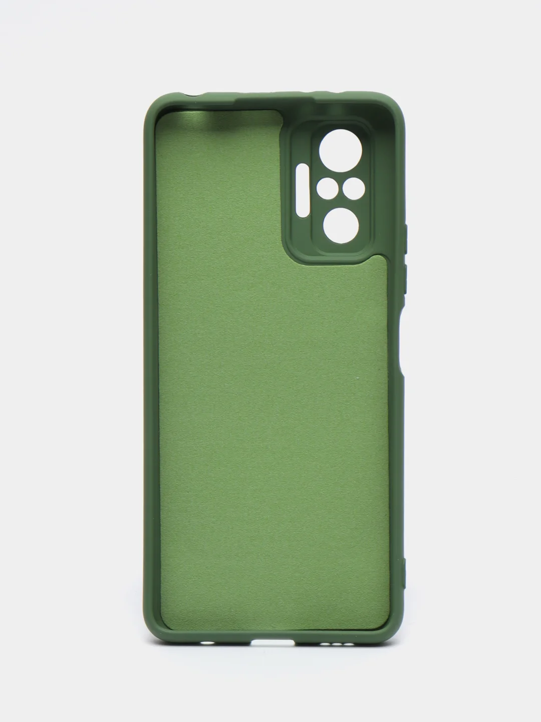 Лесной зеленый чехол силиконовый Silicone Cover для Xiaomi Redmi Note 10 Pro, Сяоми Редми Нот 10 Про