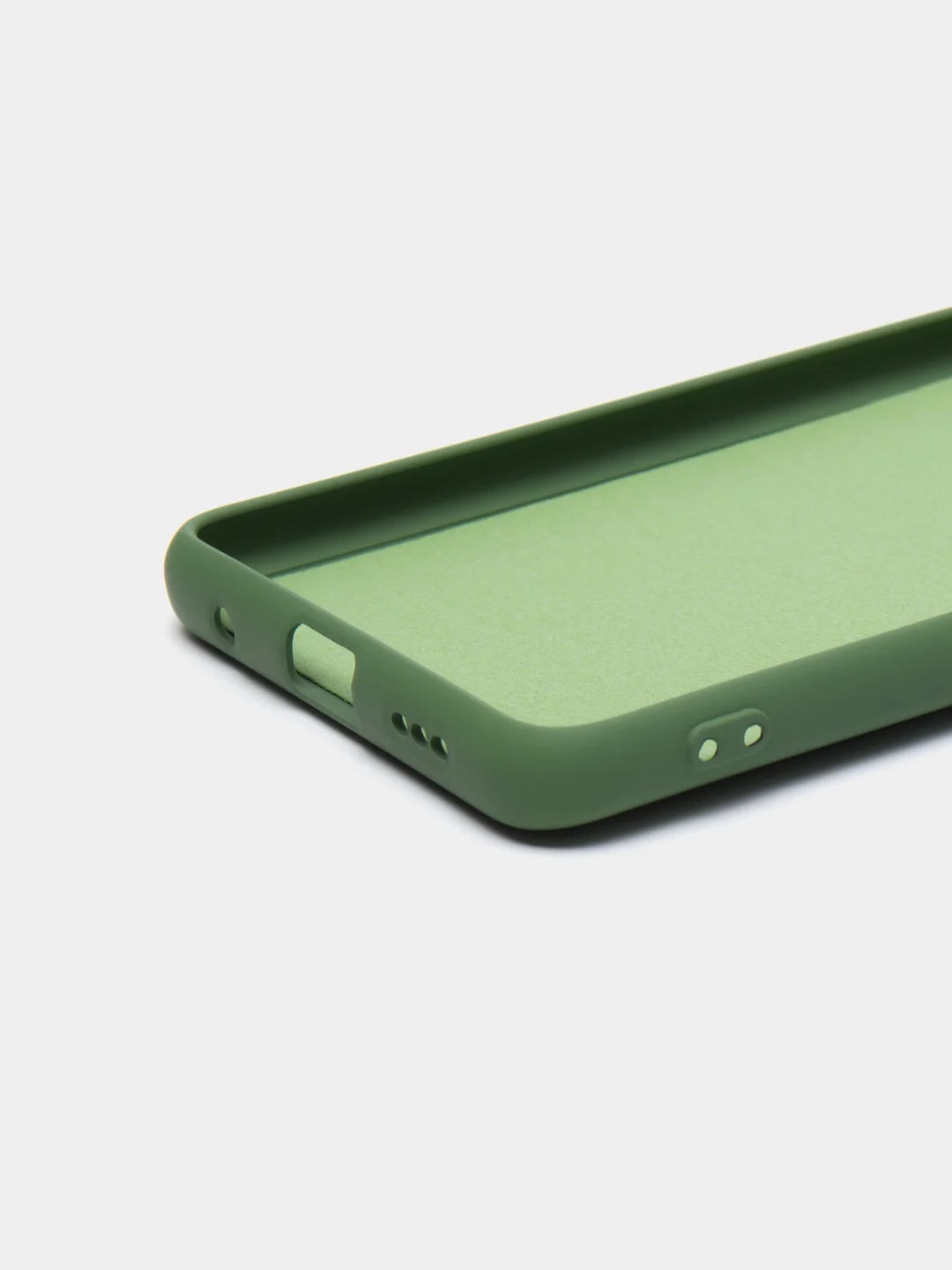 Лесной зеленый чехол силиконовый Silicone Cover для Xiaomi Redmi Note 10 Pro, Сяоми Редми Нот 10 Про