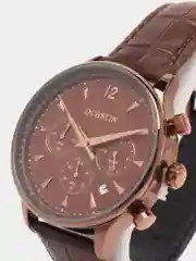 Шоколадный мужские наручные часы Ochstin 6050A с хронографом в подарочной упаковке