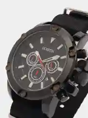 Черный мужские наручные часы Ochstin 7075C с хронографом в подарочной упаковке