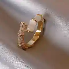 Кольцо с опалом / Кольцо с камнями / Регулируемое женское кольцо