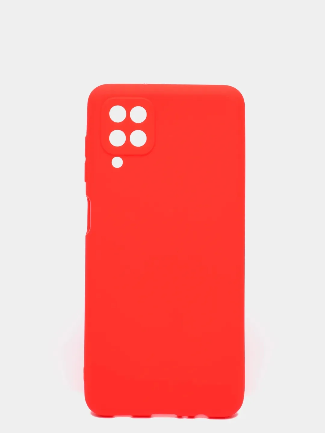 Красный однотонный силиконовый чехол Samsung A22 A31 A70 A10 A30 A41 M62 S9+ S10 S20 Ultra
