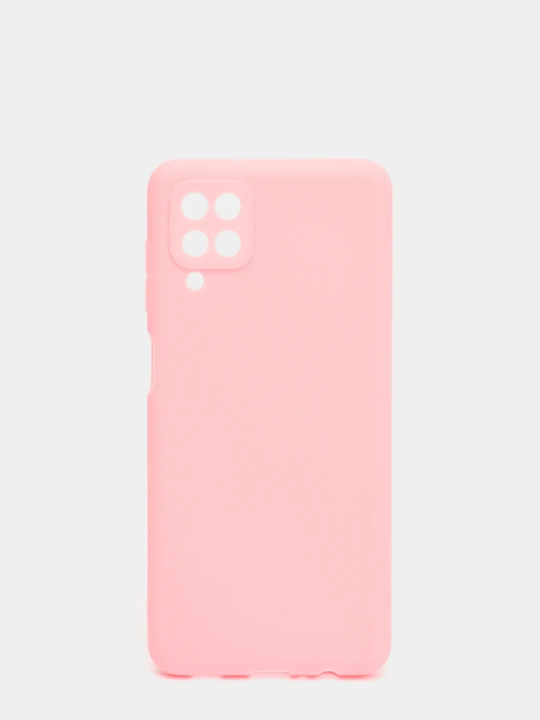 Розовый однотонный силиконовый чехол Samsung A22 A31 A70 A10 A30 A41 M62 S9+ S10 S20 Ultra