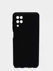 Черный однотонный силиконовый чехол Samsung A22 A31 A70 A10 A30 A41 M62 S9+ S10 S20 Ultra