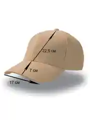 Бежевый кепка унисекс