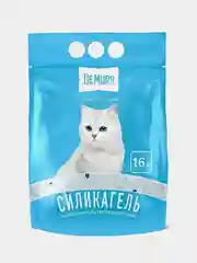 Силикагелевый наполнитель DeMurr Premium Crystal Колотый для кошачьего туалета, 16 л