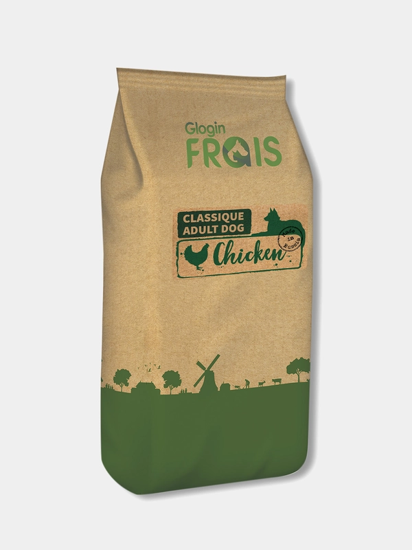 Сухой корм для собак с мясом курицы Frais Classique, 15 кг