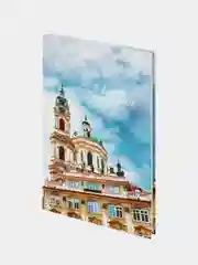 Блокнот Город, А4 205х290мм, 80л, твердый, клетка, STAFF, 114405