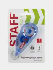 Корректирующая лента STAFF PROFIT, 5мм х 6м, механизм перемотки, 271254
